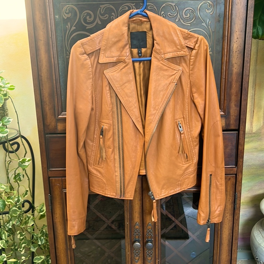 Joie lamb leather jacket.